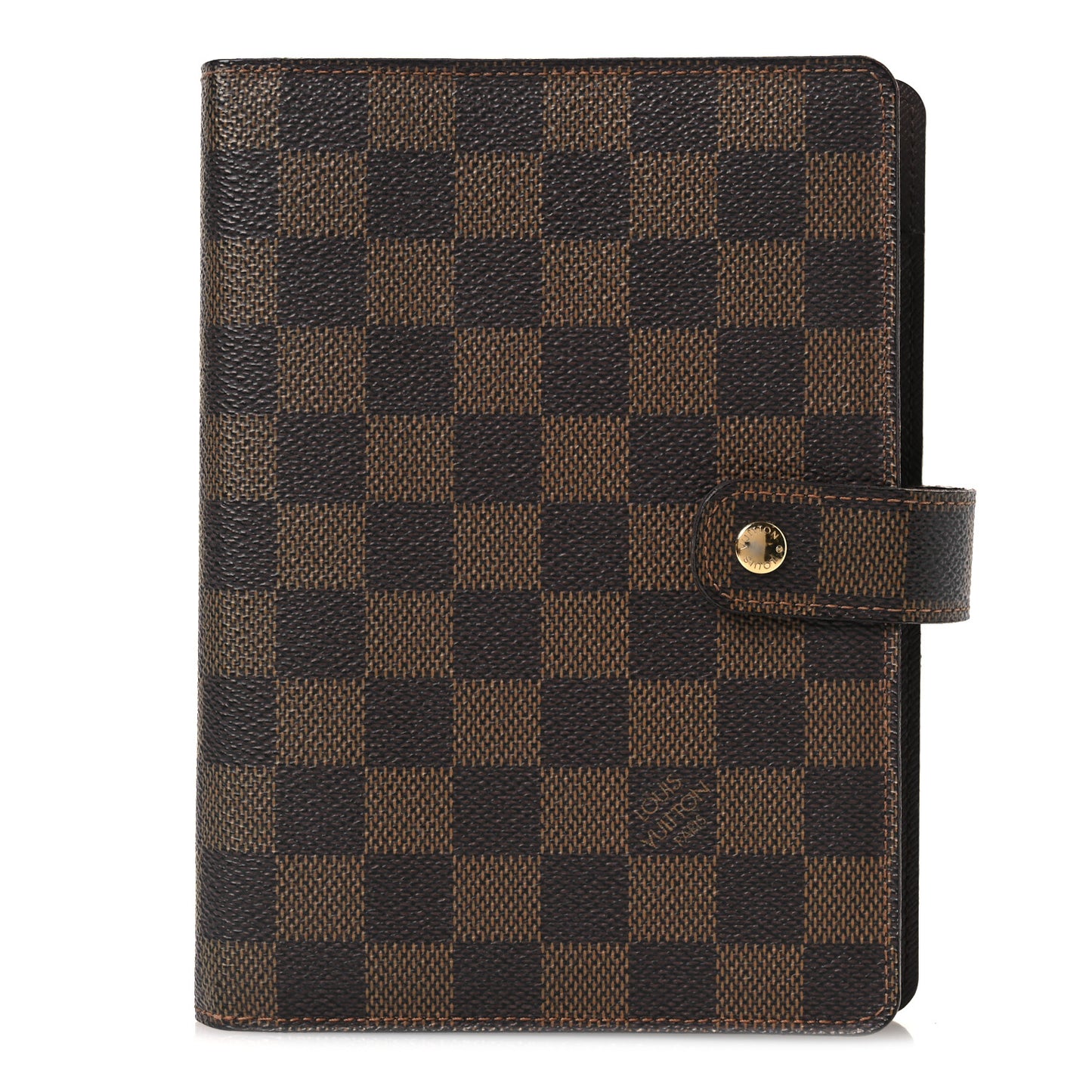 Damier Ebene Medium Ring Agenda Cover