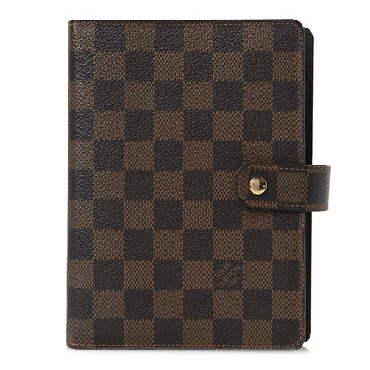 Louis Vuitton Damier Ebene Medium Ring Agenda Cover 1 of 6