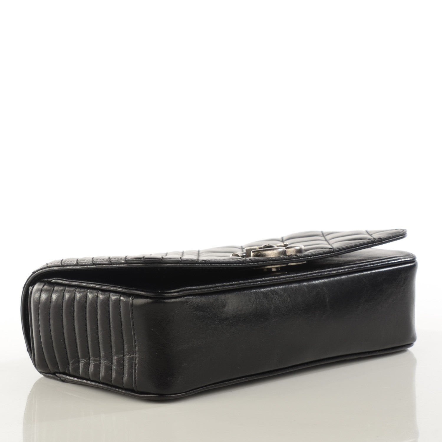Chanel Glazed Calfskin Quilted Small Coco Boy Flap Black 7 of 16