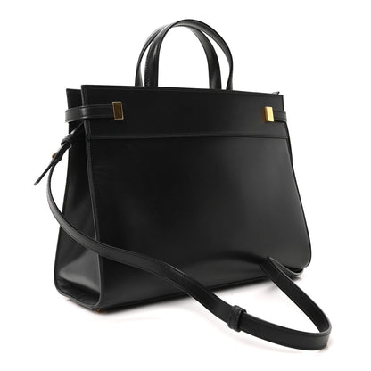 Saint Laurent Calfskin Small Manhattan Shopper Tote Black 3 of 10