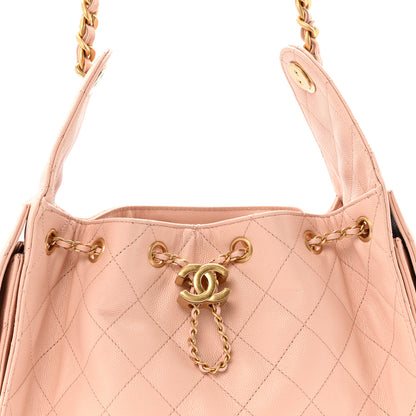 Chanel Caviar Quilted Small Chanel 25 Handbag Light Pink 8 of 13