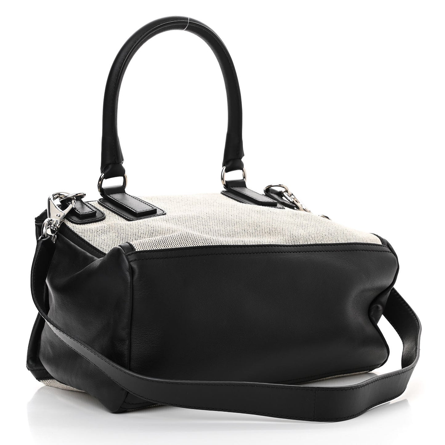 Calfskin Canvas Medium Pandora Black