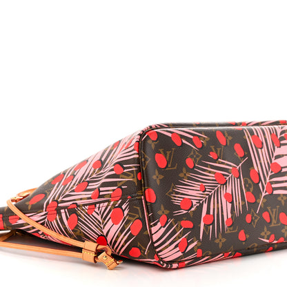 Louis Vuitton Monogram Jungle Dots Neo Neverfull MM Sugar Pink Poppy 8 of 9