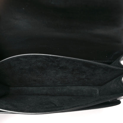 Saint Laurent Calfskin Large Monogram Sunset Black 5 of 10