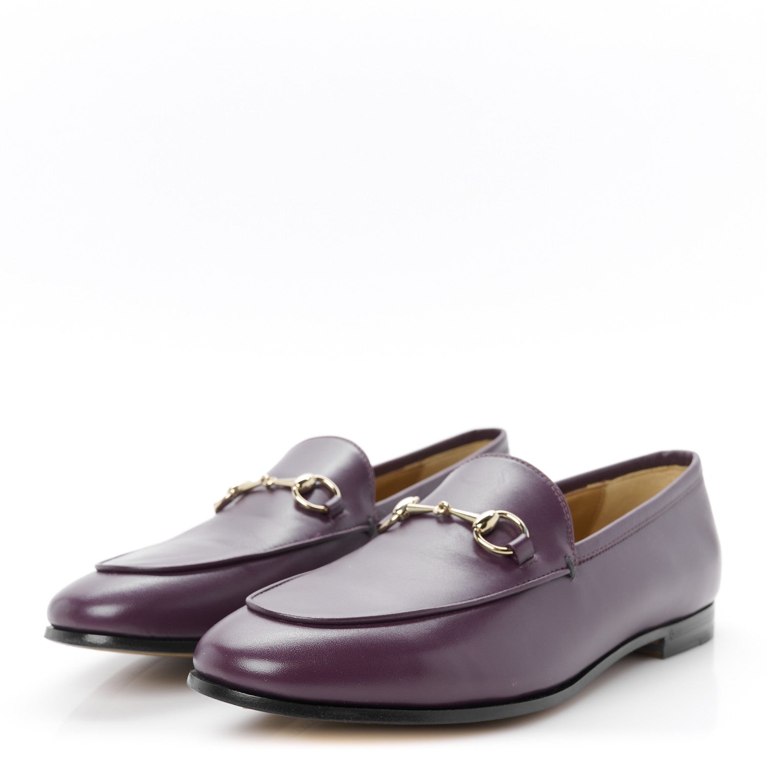 Gucci Betis Glamour Calfskin Womens Jordaan Loafers 38.5 Rosso Ancora 4 of 9