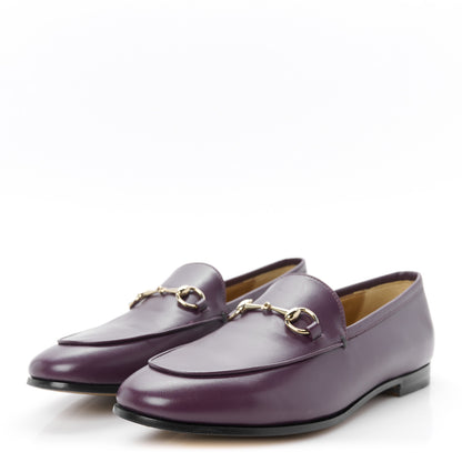 Gucci Betis Glamour Calfskin Womens Jordaan Loafers 38.5 Rosso Ancora 4 of 9