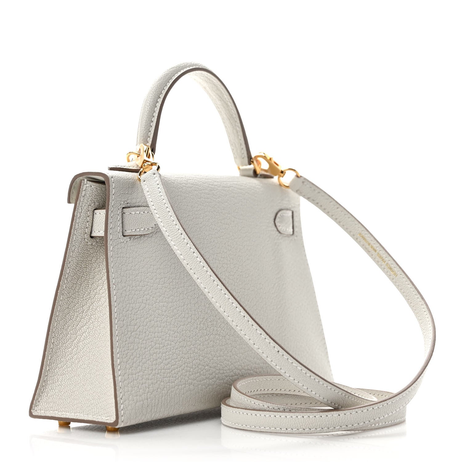 Hermes Chevre Mysore Mini Kelly Sellier 20 Mushroom 4 of 10