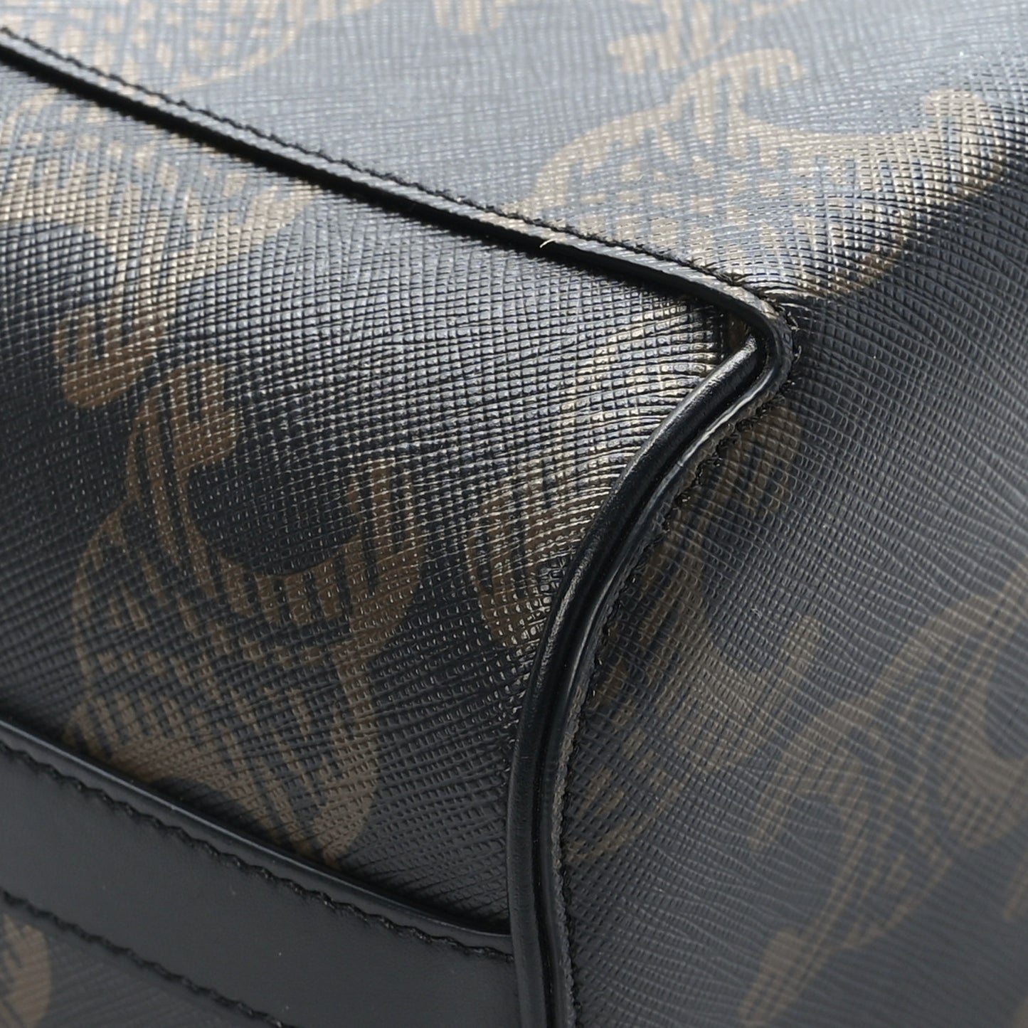 Triomphe Canvas Vanity Crossbody Bag Black