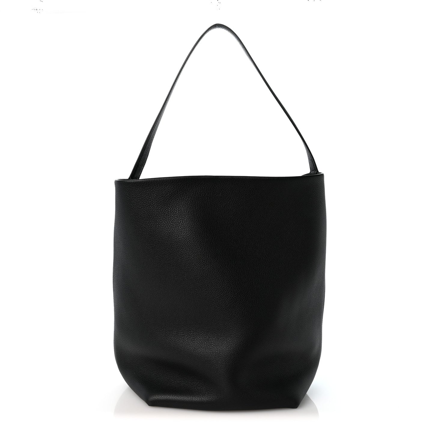 Grained Calfskin Large N/S Park Tote Black