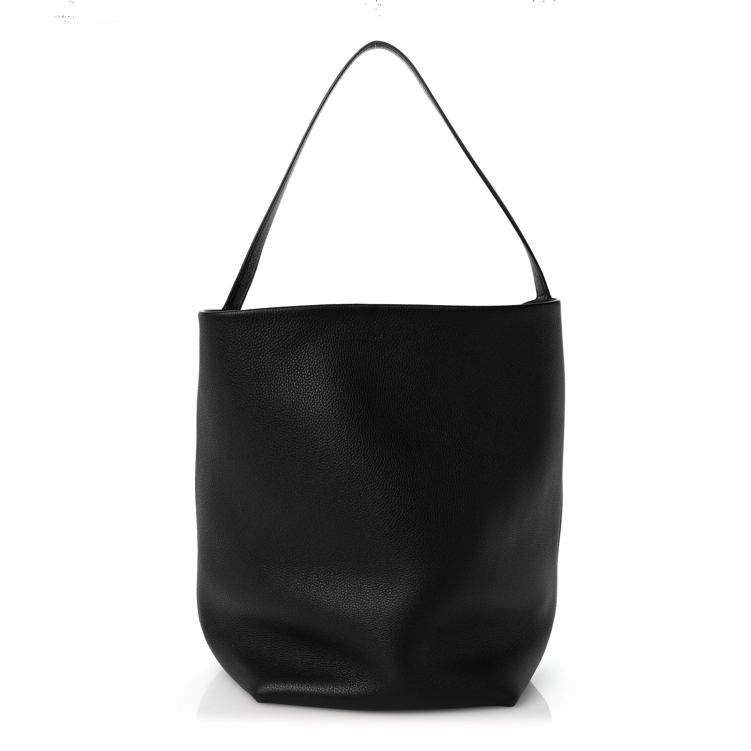 The Row Grained Calfskin Large N/S Park Tote Black 1 of 12