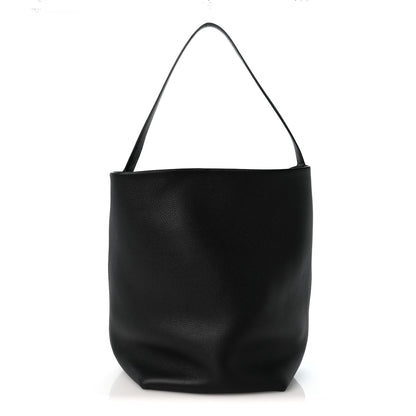 The Row Grained Calfskin Large N/S Park Tote Black 1 of 12