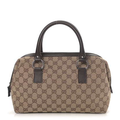 Gucci Monogram Small Boston Dark Brown 1 of 4