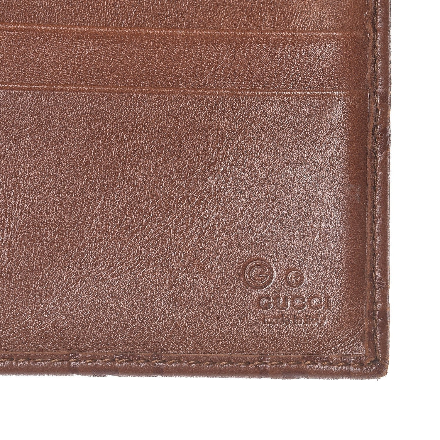 Gucci Guccissima Continental Flap Wallet Brown 6 of 11