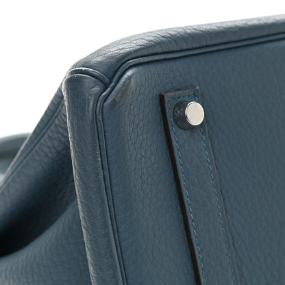 Hermes Fjord Birkin 35 Bleu Tempete 9 of 20