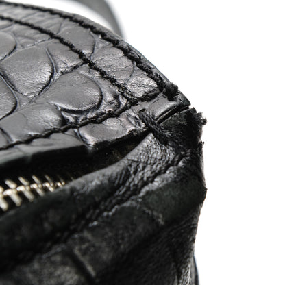 Givenchy Calfskin Crocodile Embossed Small Pandora Black 9 of 13