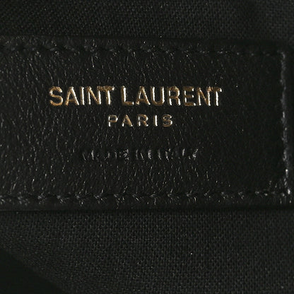Saint Laurent Linen Calfskin Rive Gauche Tote Natural 6 of 11