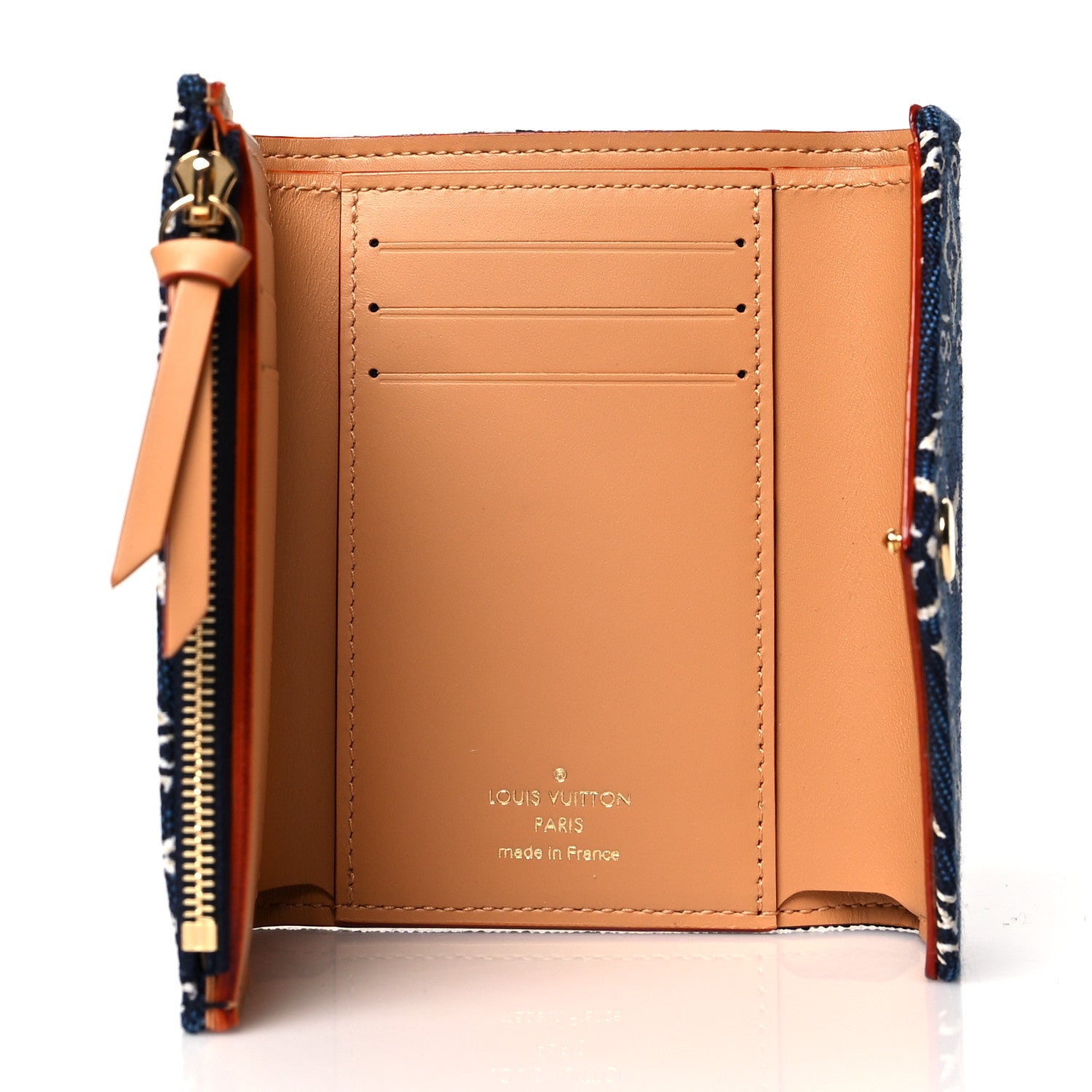 Louis Vuitton Jacquard Since 1854 Victorine Wallet Blue 5 of 7