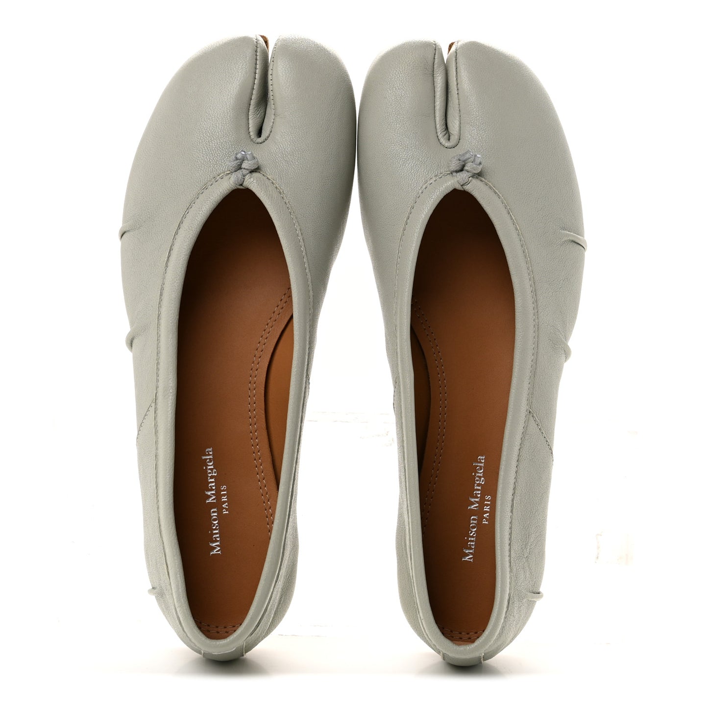 Ovine Tabi Ballet Flats 36 Alabaster