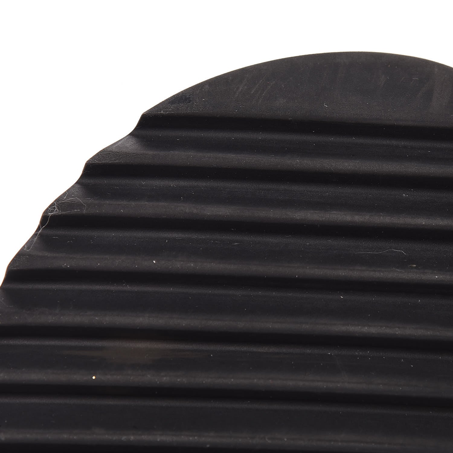 Fendi Rubber Raised Logo Slide Sandals 10 Black 9 of 12