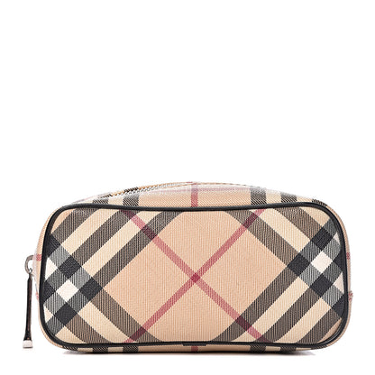 Burberry Nova Check Pouch Black 1 of 9