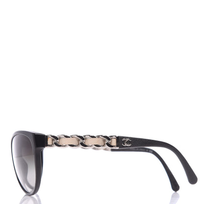 Chanel CC Chain Sunglasses 5215Q Black 3 of 8