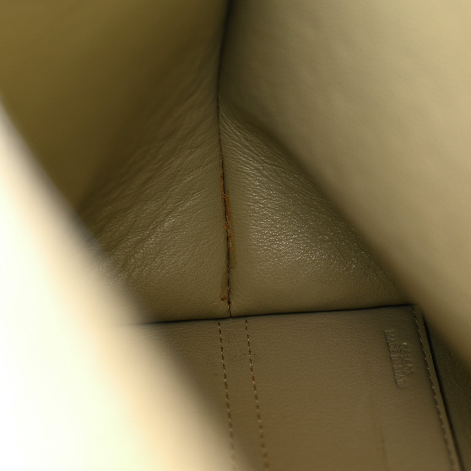 Loewe Goatskin Embossed Avenue Shoulder Bag Green 10 of 10