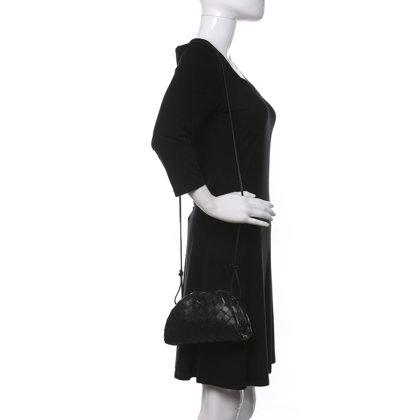 Nappa Intrecciato The Mini Pouch Black
