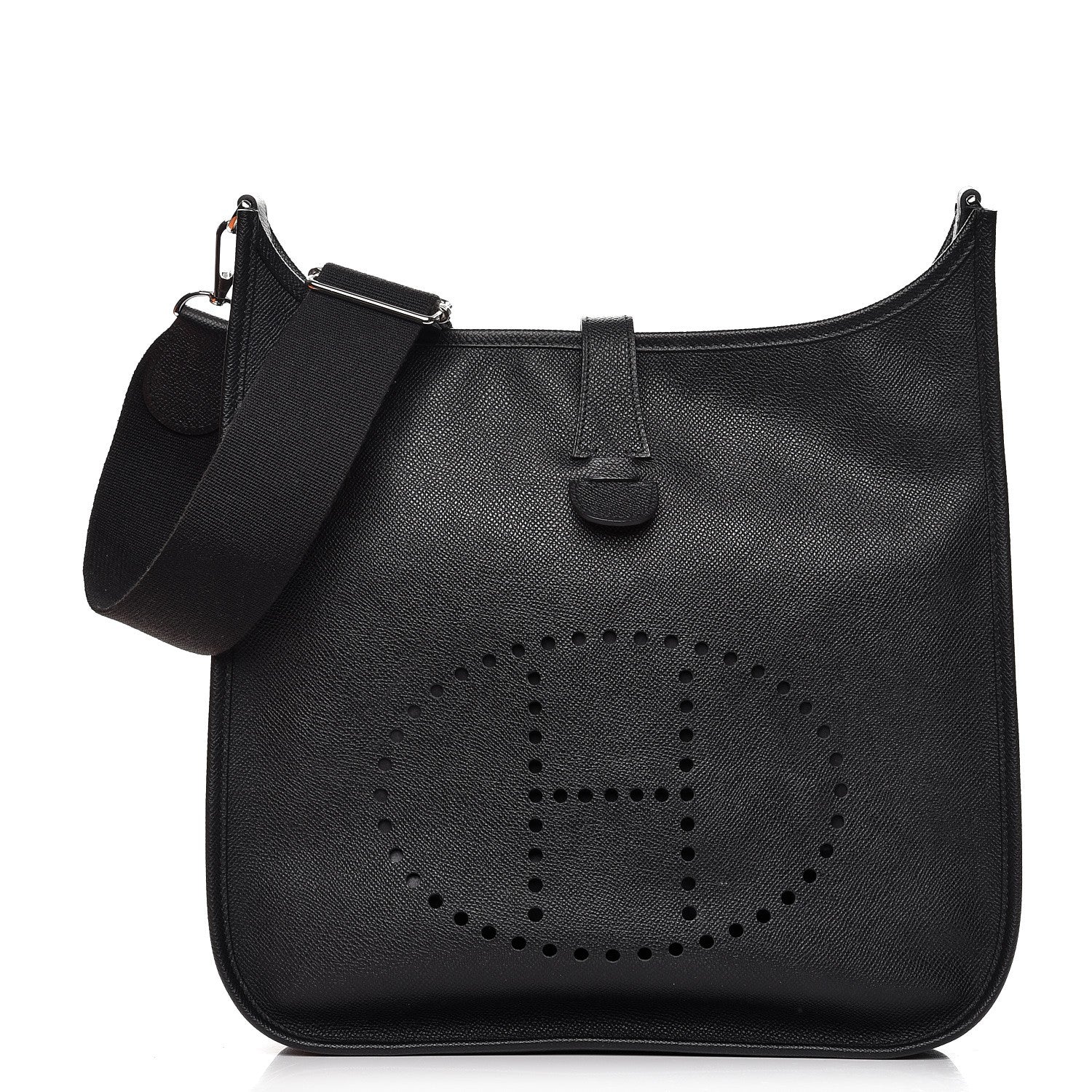 Hermes Soft Epsom Evelyne III GM Black 1 of 10