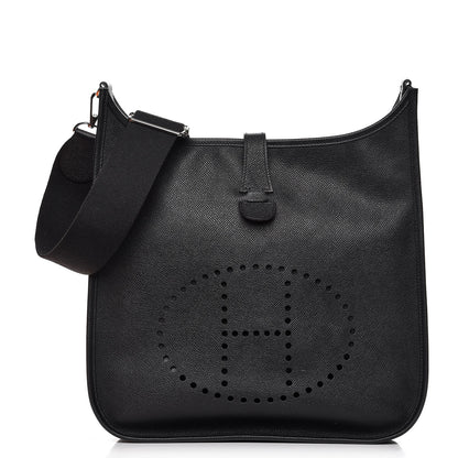 Hermes Soft Epsom Evelyne III GM Black 1 of 10