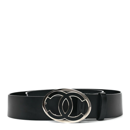 Chanel Calfskin Enamel CC Belt 95 38 Black 1 of 5
