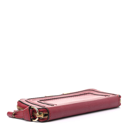 Chloe Grained Calfskin Marcie Long Zip Around Wallet Red 4 of 14