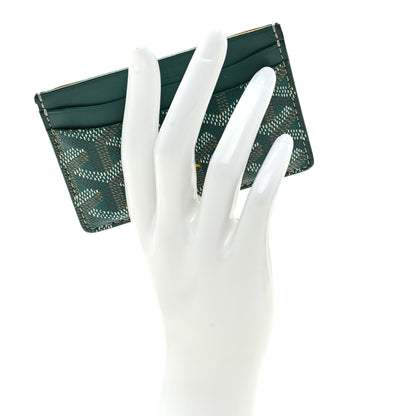 Goyard Goyardine Saint Sulpice Card Holder Green 2 of 7