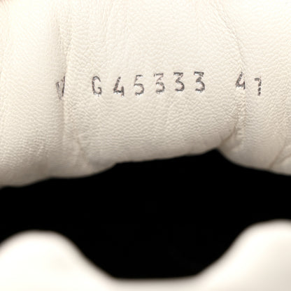 Chanel Calfskin CC Sneakers 41 Light Burgundy White Pink 8 of 12