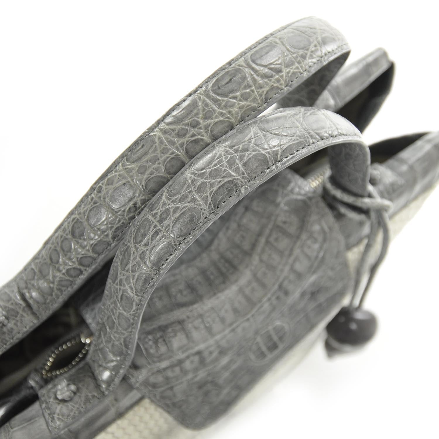 Nancy Gonzalez Crocodile Python Framed Satchel 5 of 8