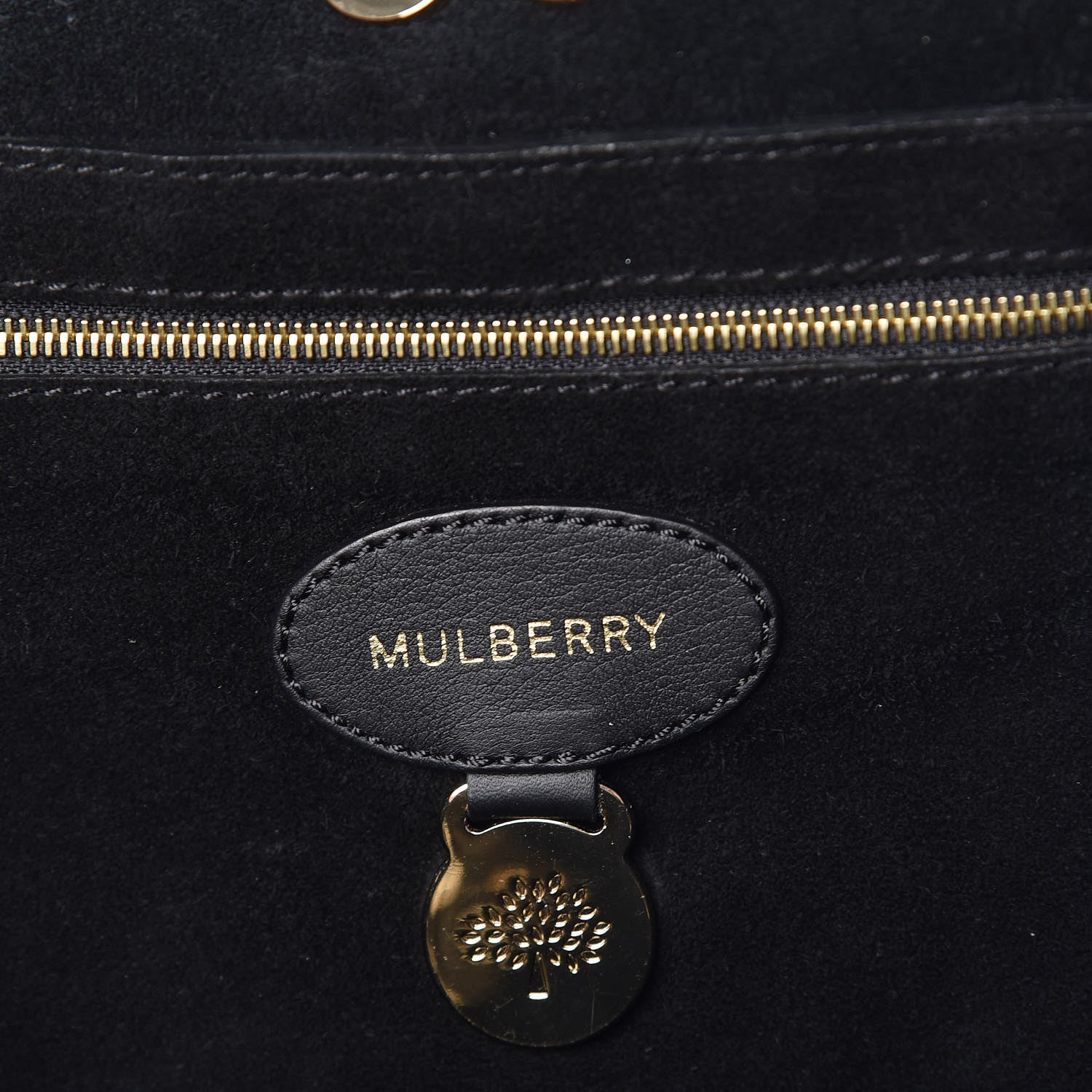 Mulberry Classic Calfskin Cecily Flower Tote Black 6 of 10