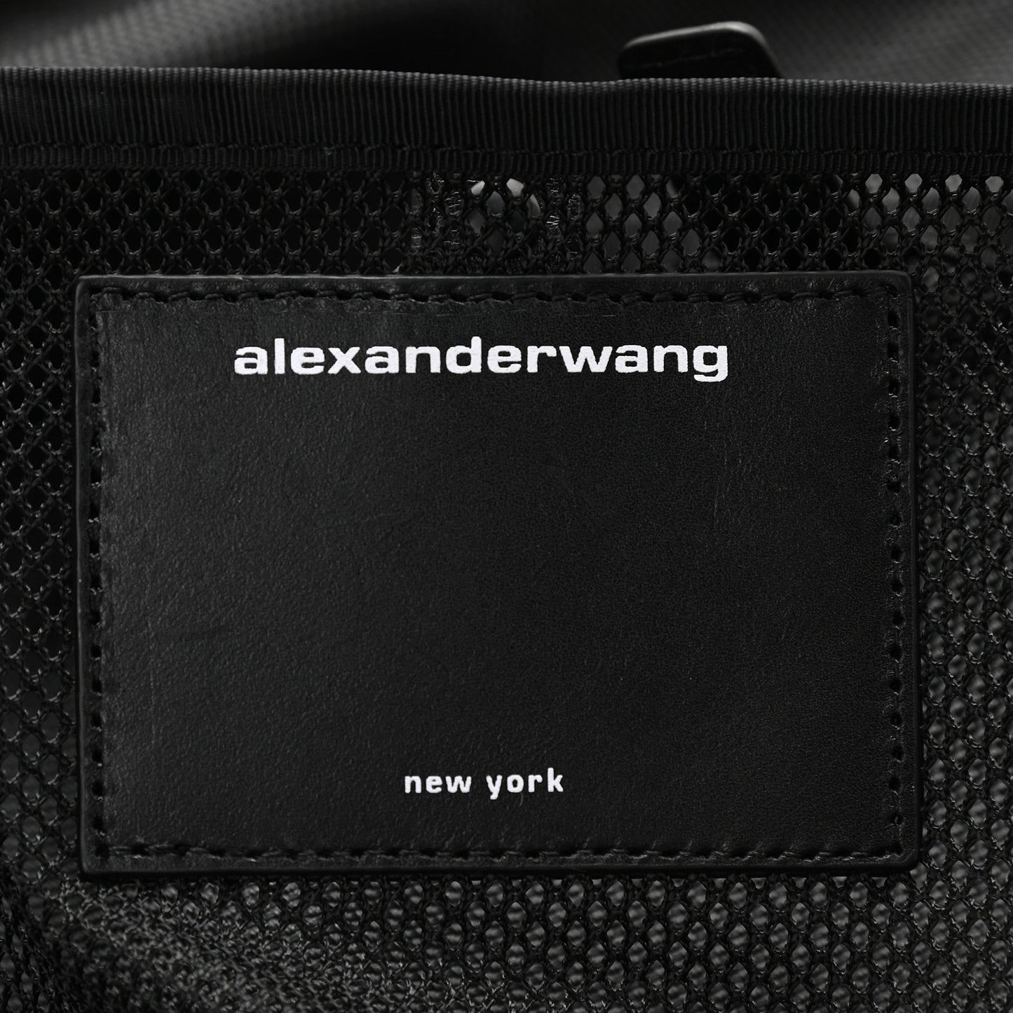 Nylon Logo Printed Attica Gym Shoulder Bag Black