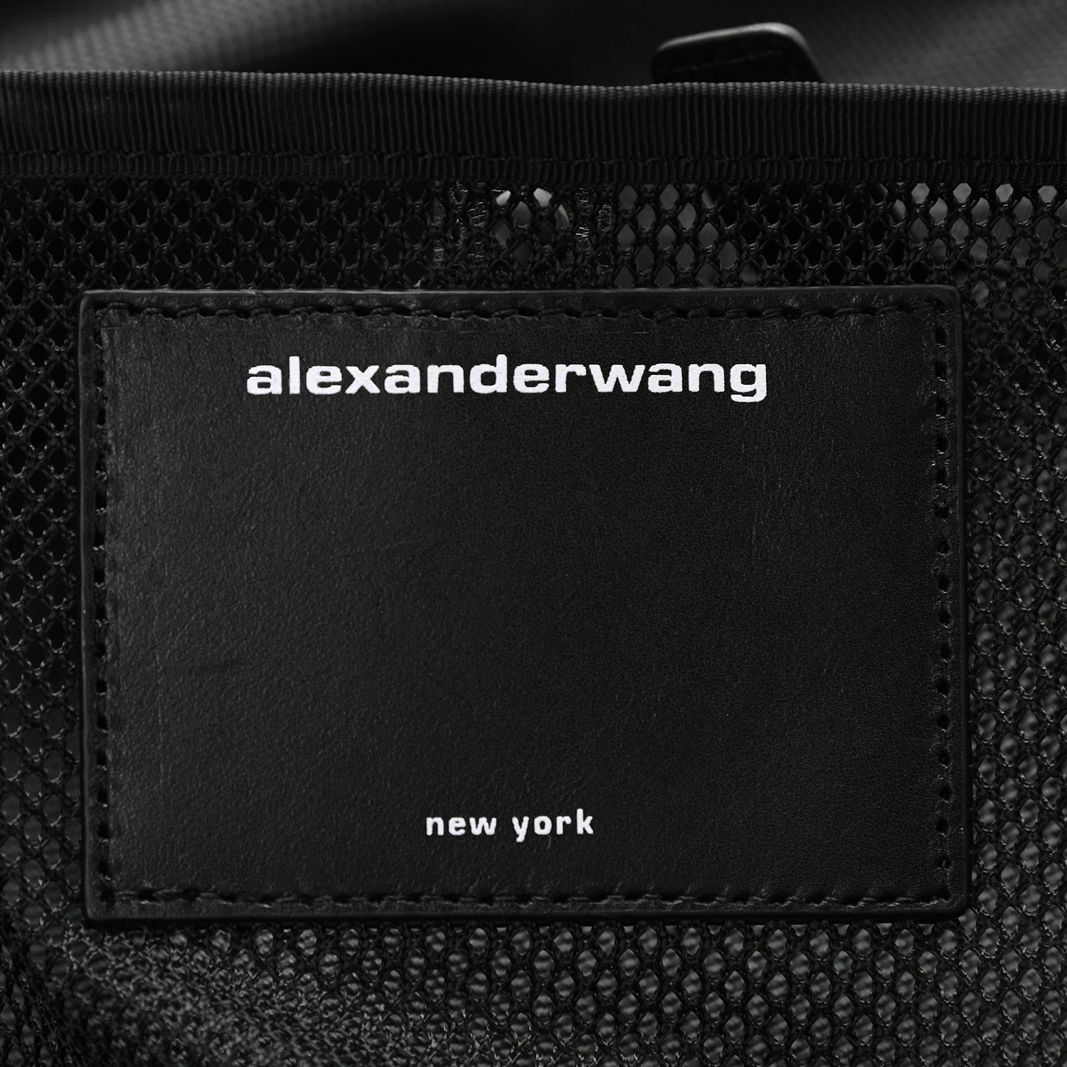 Alexander Wang Nylon Logo Printed Attica Gym Shoulder Bag Black 6 of 9