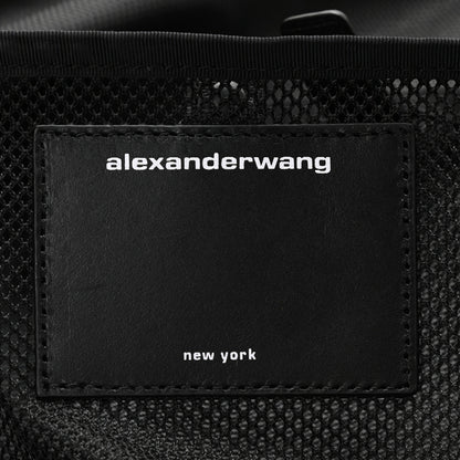 Alexander Wang Nylon Logo Printed Attica Gym Shoulder Bag Black 6 of 9