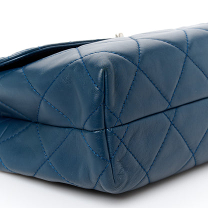 Chanel Calfskin Quilted In the Business Flap Dark Navy Blue 10 of 11