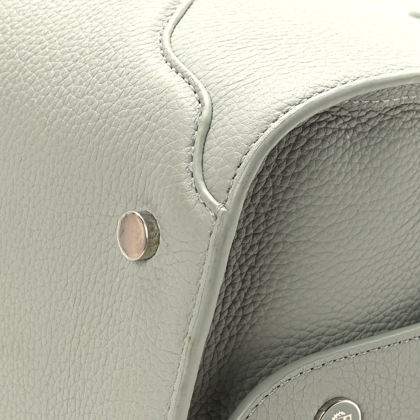 Grained Calfskin Medium Sesia Eucalyptus