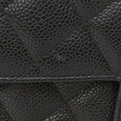 Chanel Caviar Quilted Jumbo Double Flap Black 11 of 12