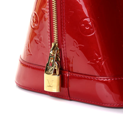 Louis Vuitton Vernis Alma GM Pomme D'Amour 8 of 10