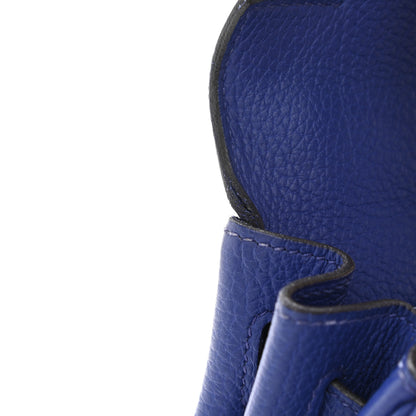 Hermes Togo Kelly Retourne 28 Bleu Electrique 11 of 12
