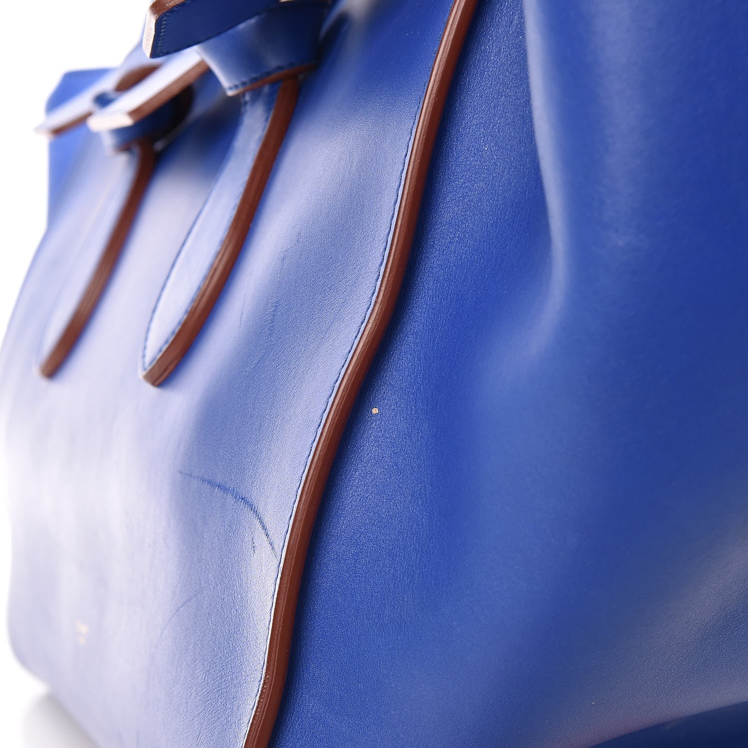Celine Smooth Calfskin Small Tie Knot Tote Indigo 12 of 19