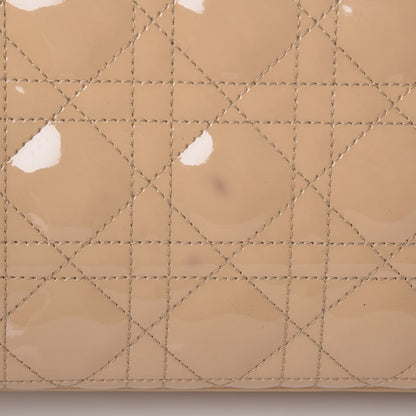 Christian Dior Patent Cannage Large Lady Dior Beige 8 of 8