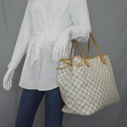 Louis Vuitton Damier Azur Neverfull GM 2 of 9