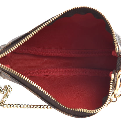 Louis Vuitton Damier Ebene Mini Pochette Accessories 5 of 7