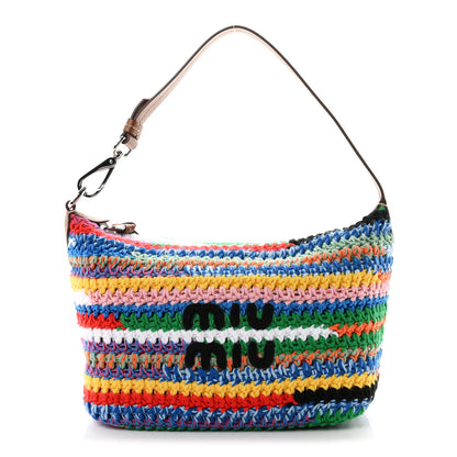 Miu Miu Fabric Crochet Pouch Multicolor 1 of 11
