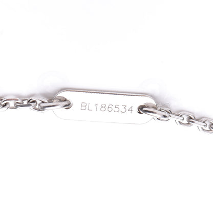 Van Cleef & Arpels 18K White Gold Turquoise Sweet Alhambra Butterfly Bracelet 4 of 6