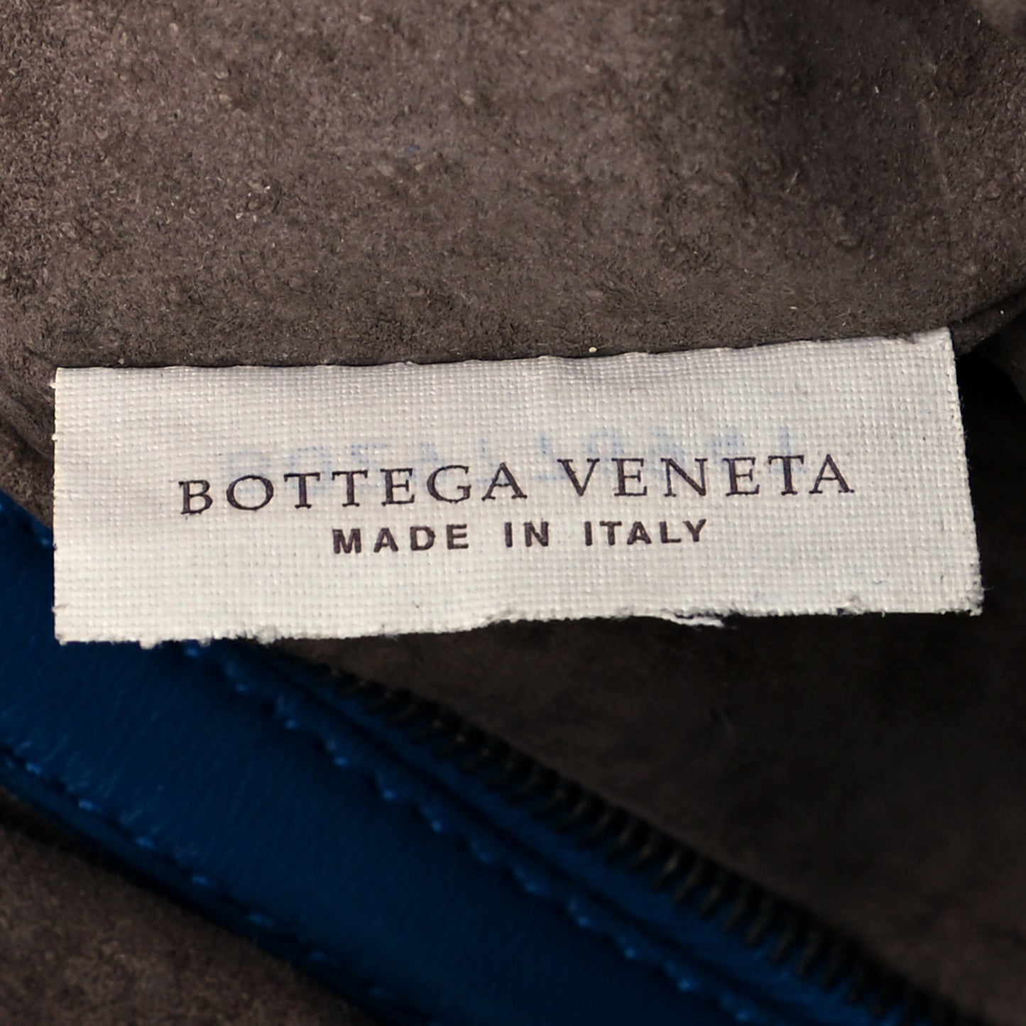 Nappa Intrecciato Nodini Crossbody Messenger Blue
